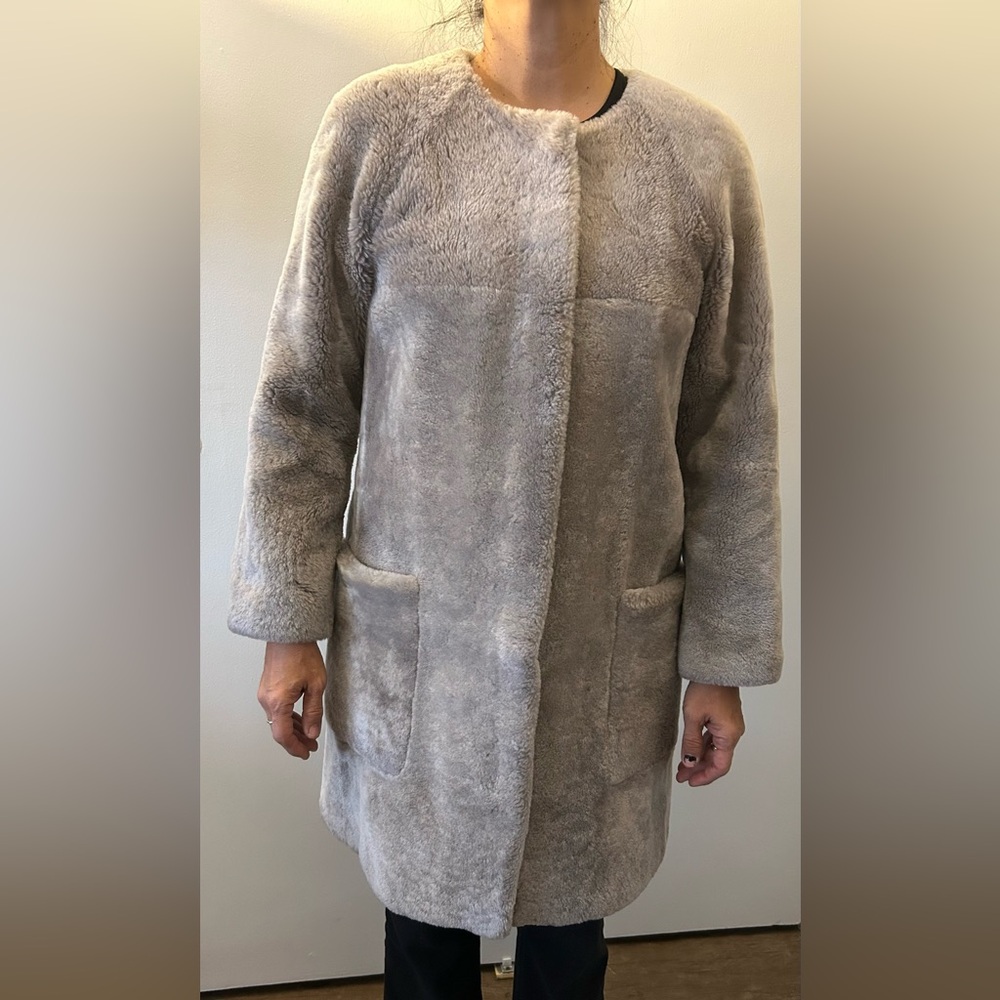 Club Monaco Shearling Coat - Picture 6 of 6